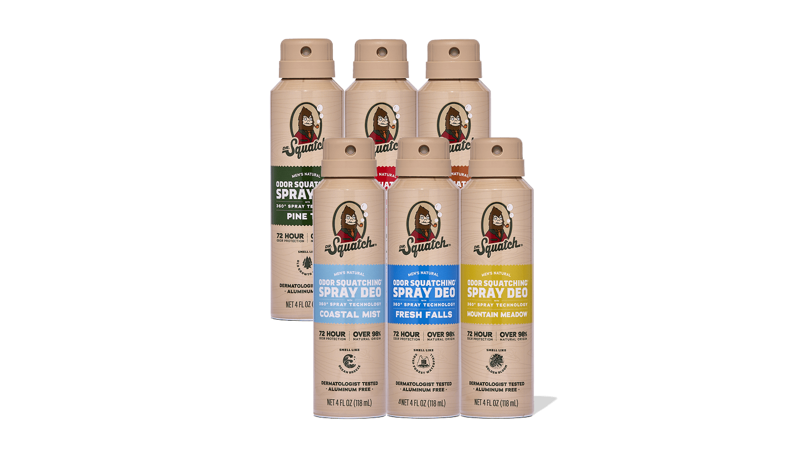 Spray Deodorant 6-Pack C0