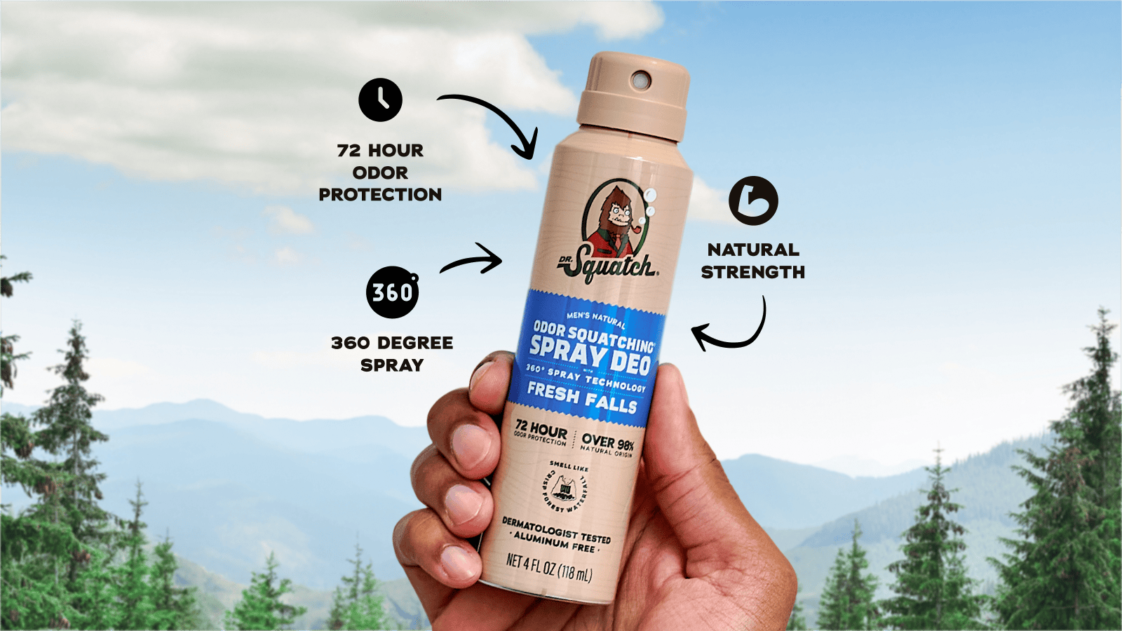 Spray Deodorant 4-Pack G4