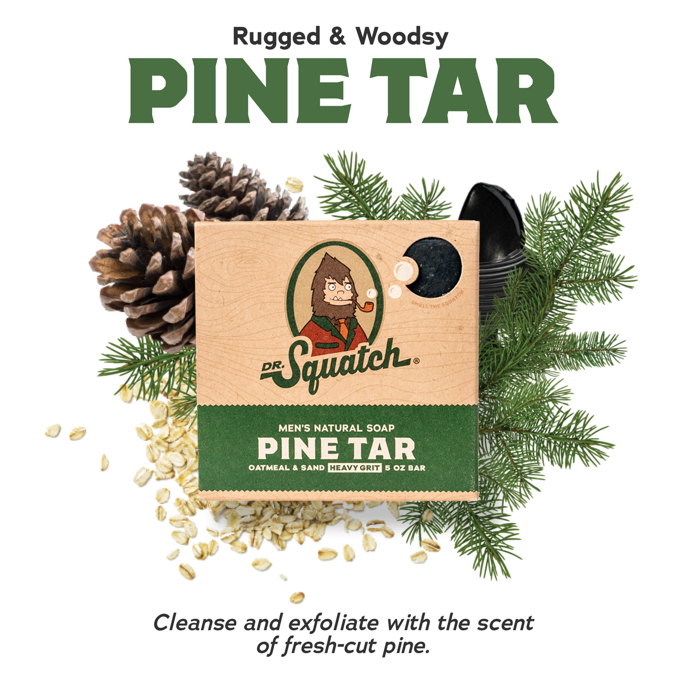 4-Pack Pine Tar Natural Bar Soap R2