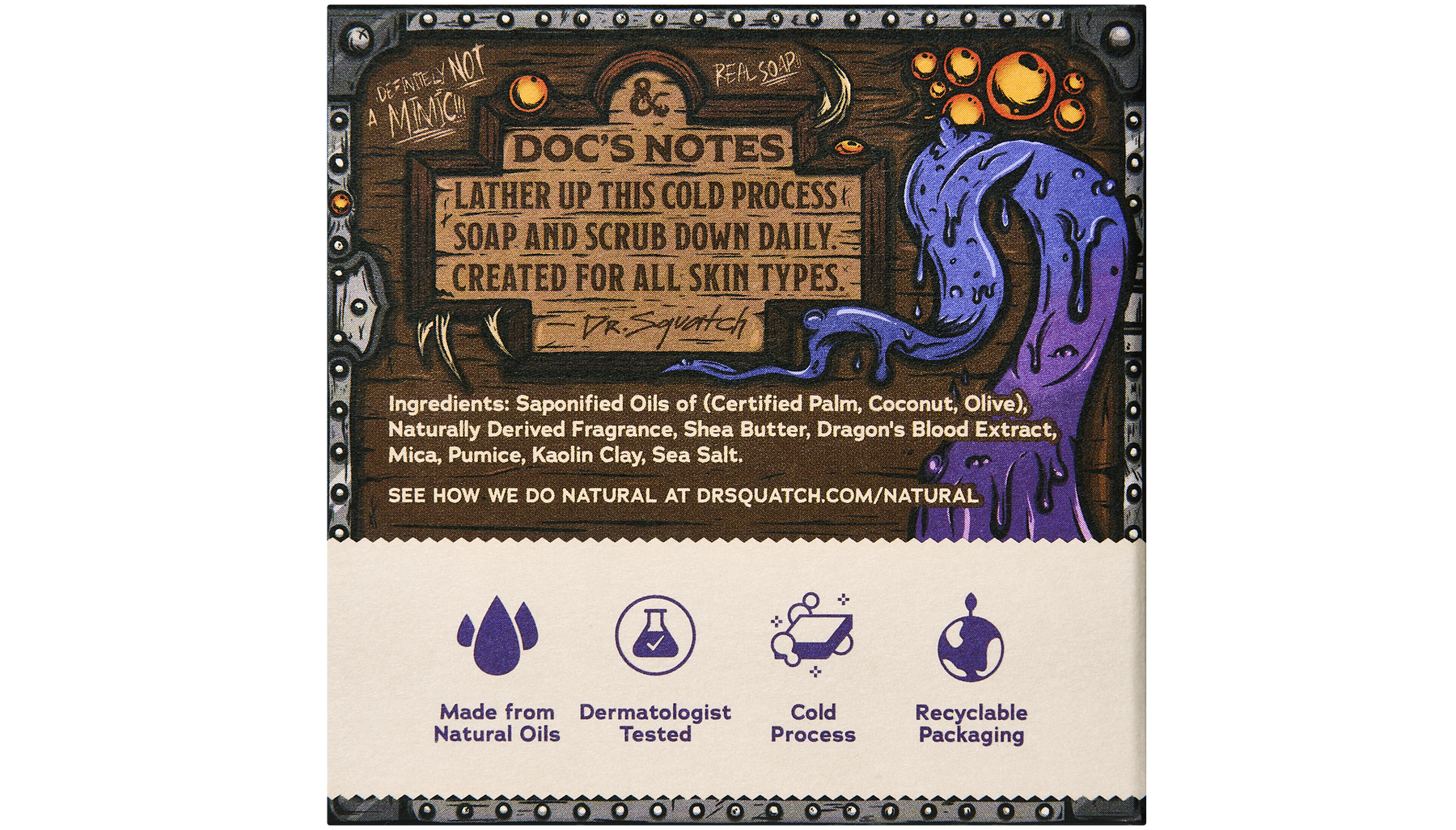Dungeons & Dragons Mimic Bricc 3-Pack - Exclusive Limited Edition Bar Soap F4