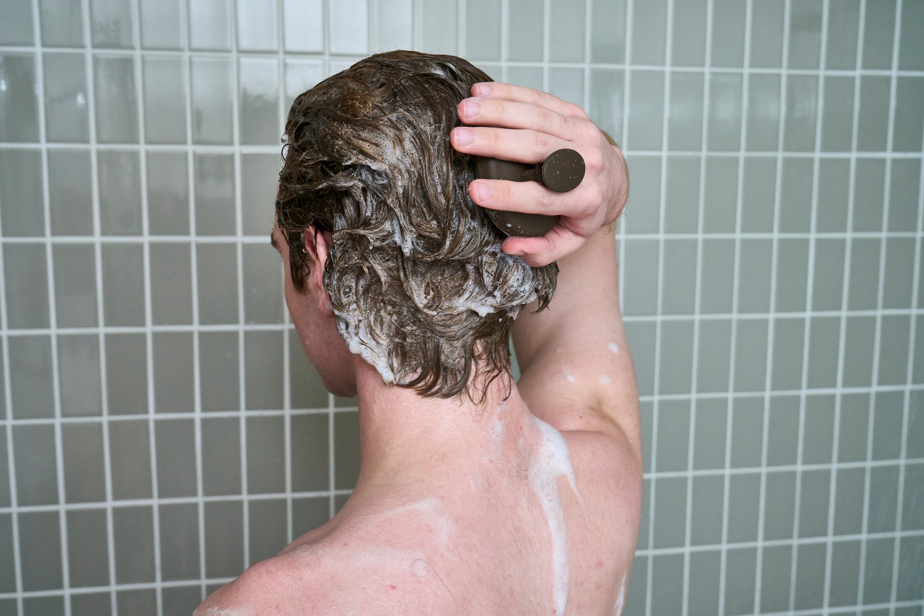 Hair Care Kit + Free Scalp Scrubber | Full & Thick Shampoo | Moisturizing Conditioner | Natural Products for Men S8