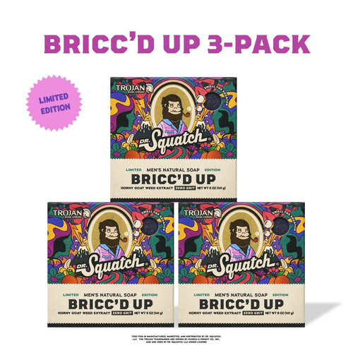 Dr. Squatch Briccd Up 3-Pack gift set