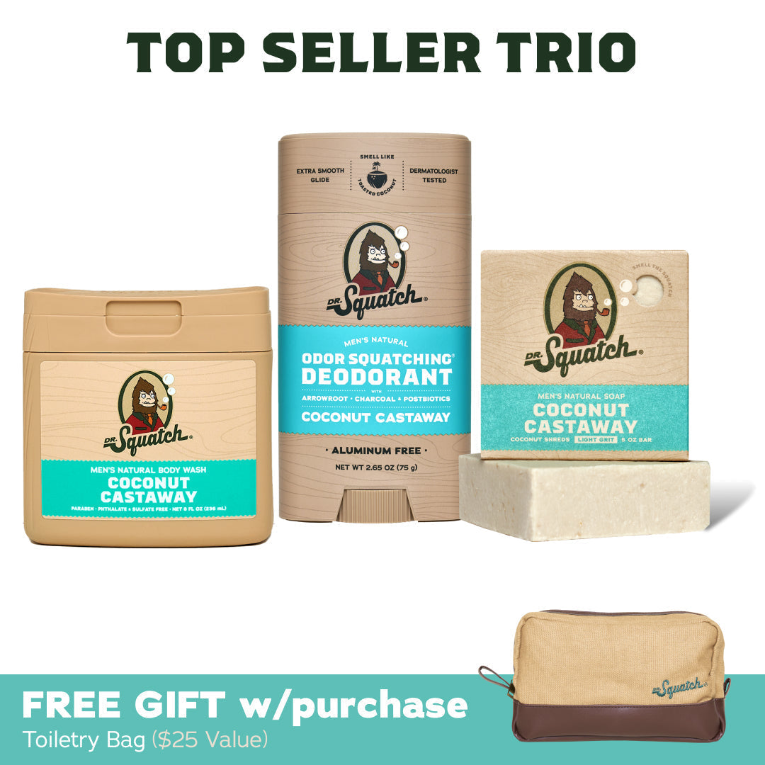 Soap, Deo, Body Wash + GWP Bag - Coconut Castaway A1