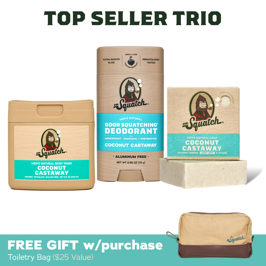Soap, Deo, Body Wash + GWP Bag - Coconut Castaway A1