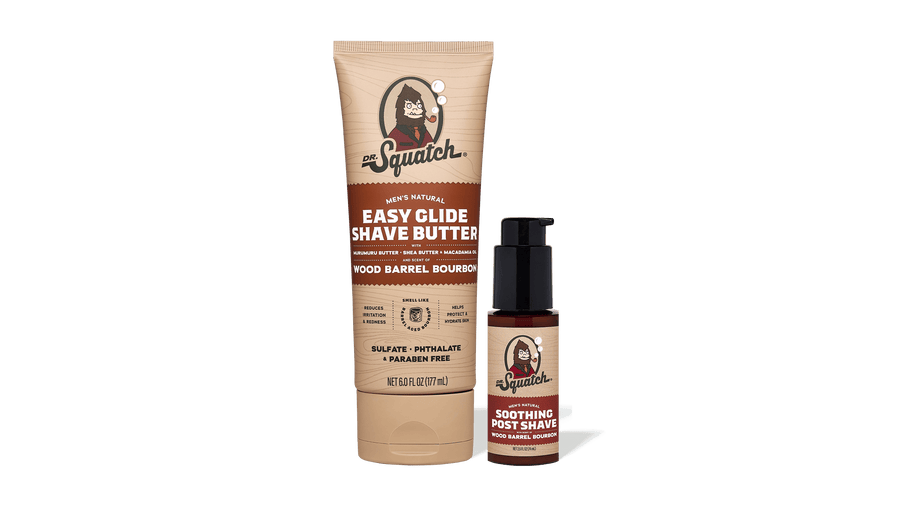 Wood Barrel Bourbon Smooth Shave Bundle F7