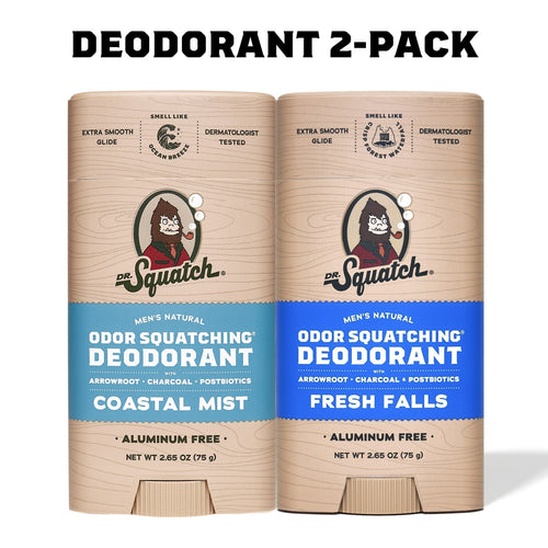 Dr. Squatch Coastal Mist & Fresh Falls 2-Pack gift set