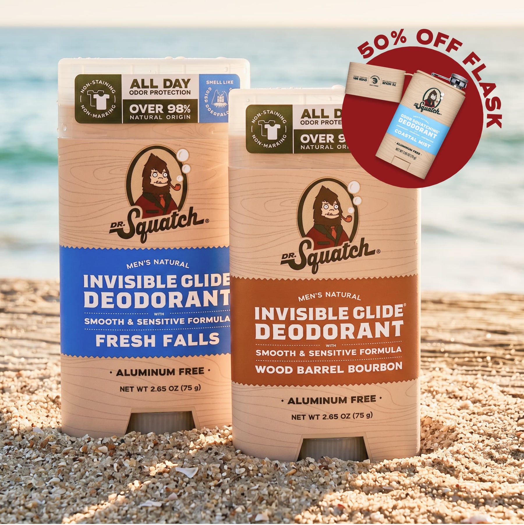 2-Pack Glide + Deo Flask X5