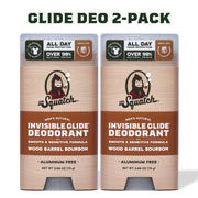 Wood Barrel Bourbon 2-Pack Invisible Glide Deo K1