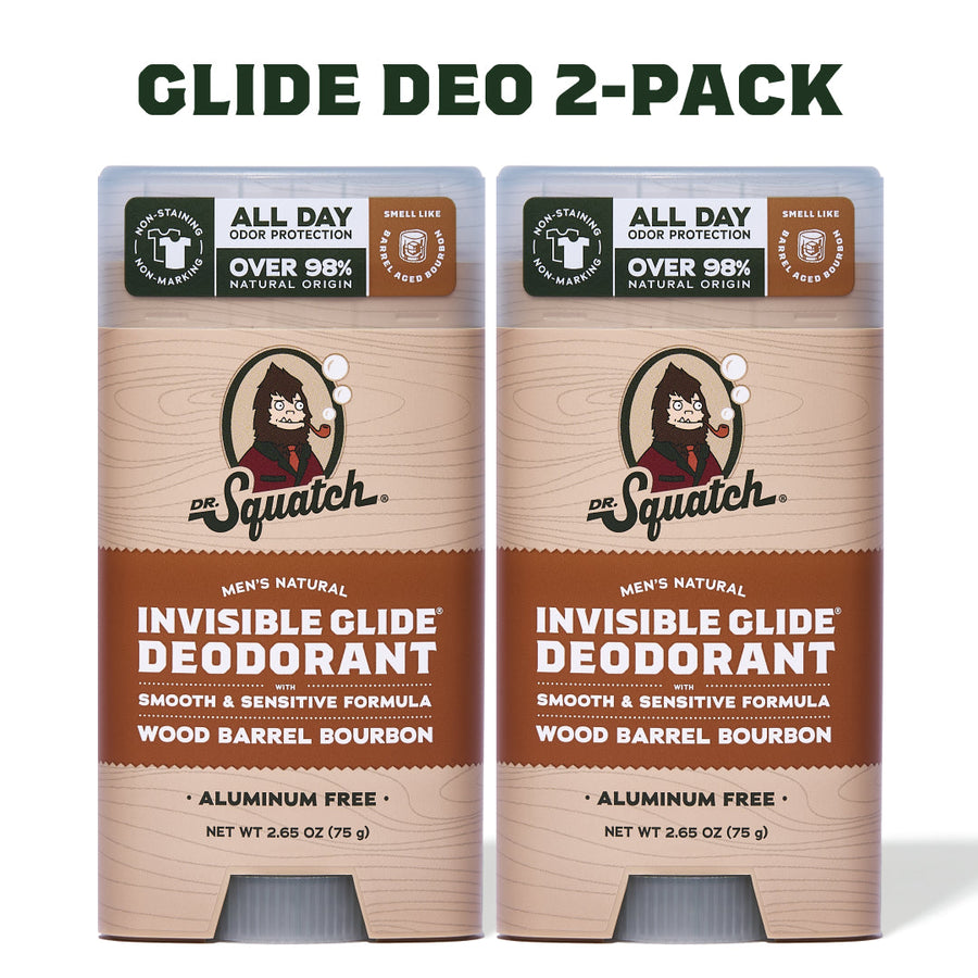 Wood Barrel Bourbon 2-Pack Invisible Glide Deo K1
