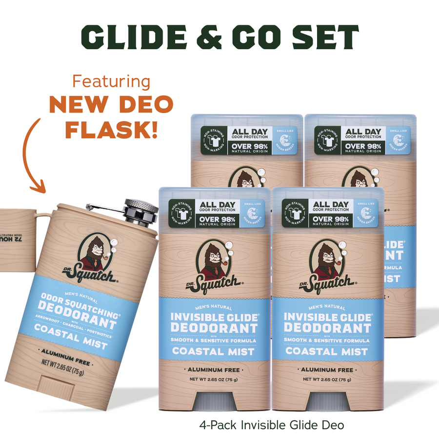Coastal Mist IG Glide 4-Pack + Deo Flask W8