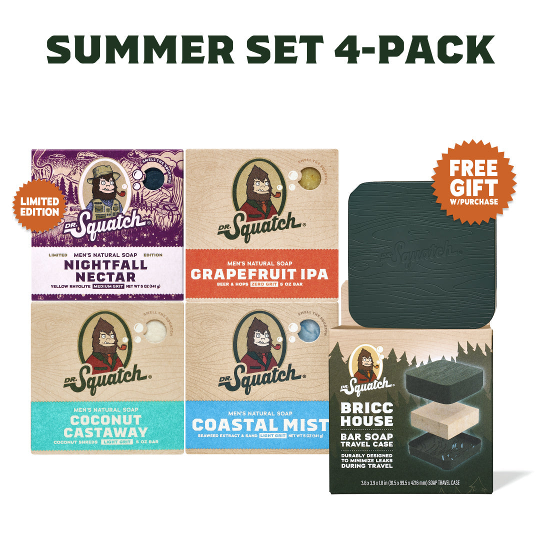 Summer Set 4-Pack + GWP Travel Case U7