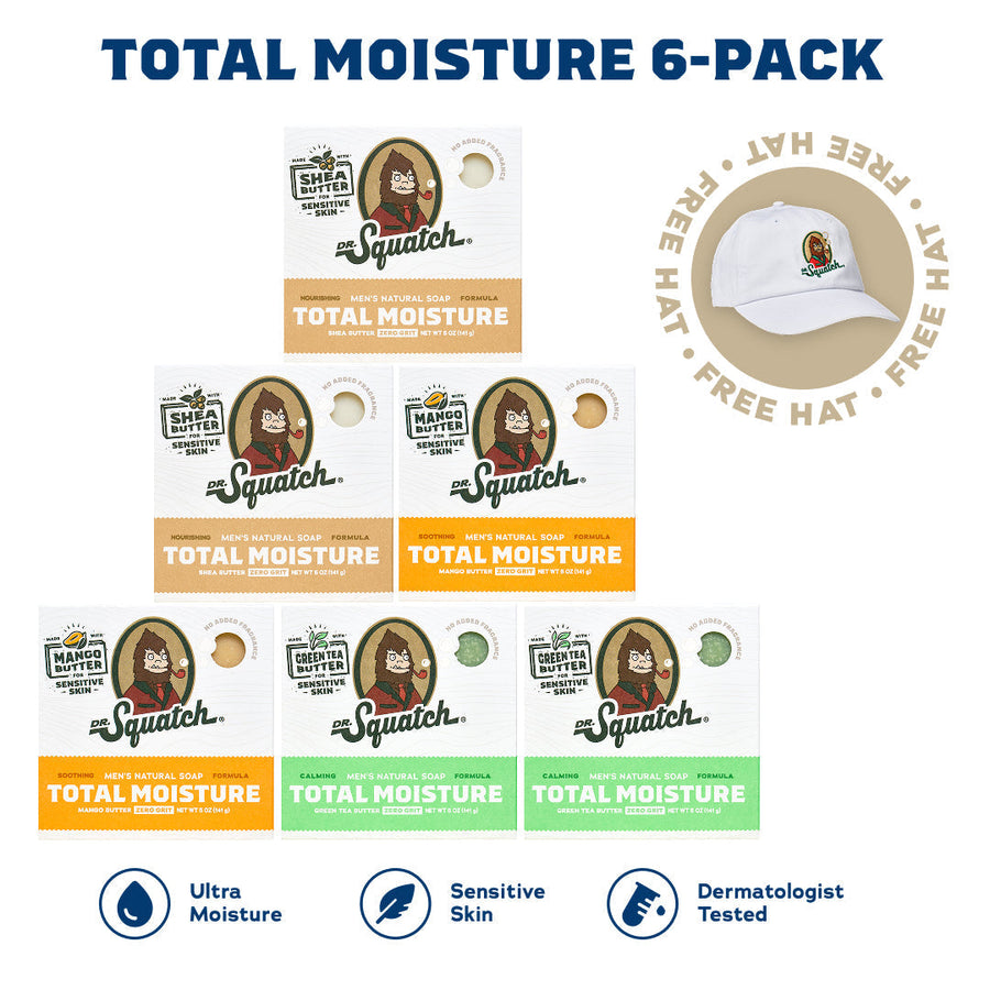 Total Moisture 6-Pack + Free Hat U5