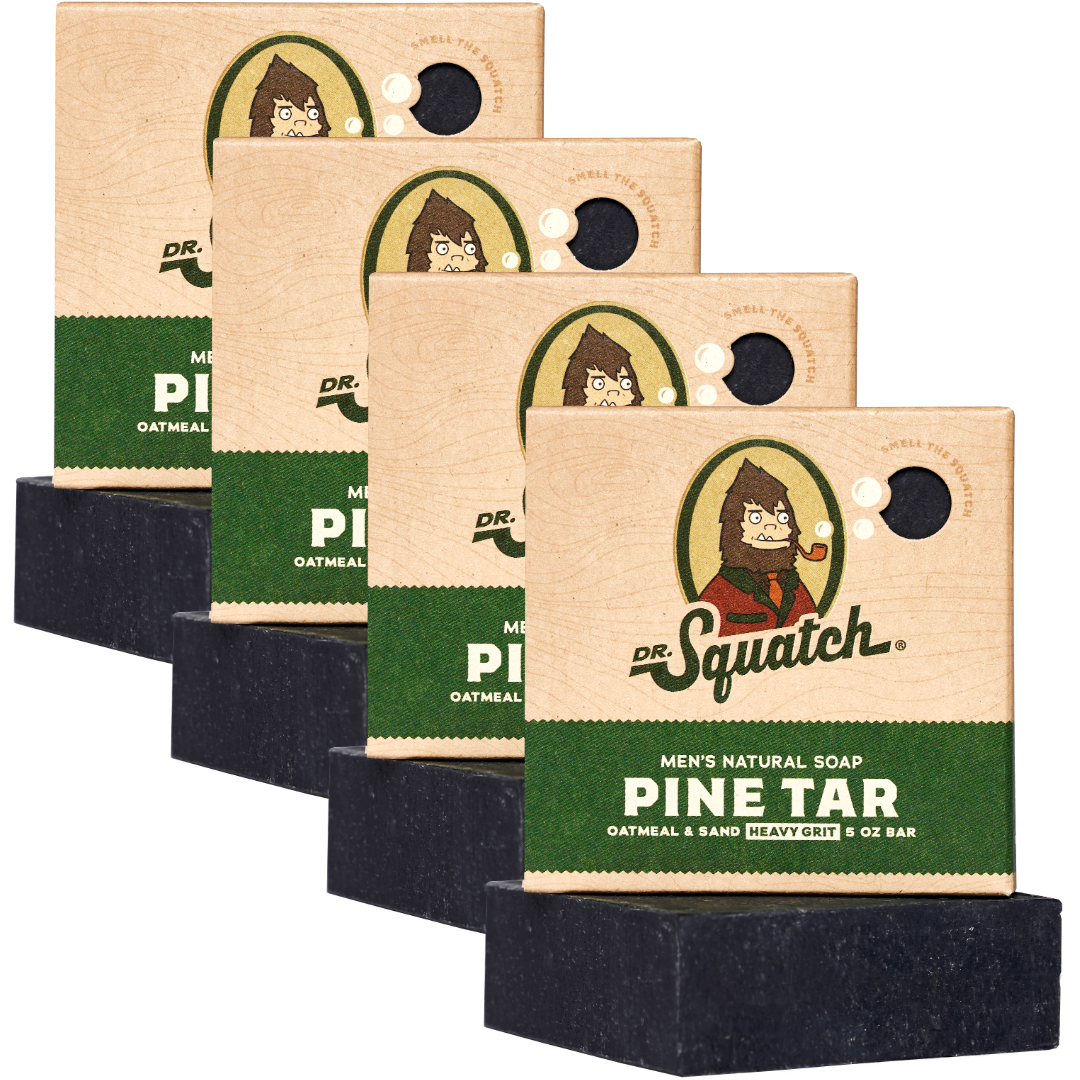 4-Pack Pine Tar Natural Bar Soap R2
