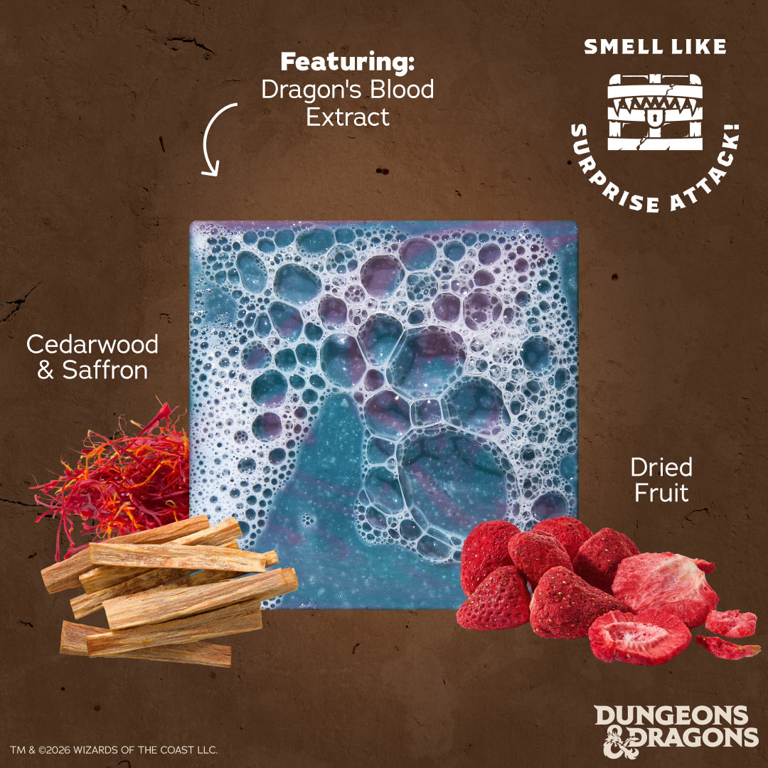 Dungeons & Dragons Mimic Bricc 3-Pack - Exclusive Limited Edition Bar Soap F4