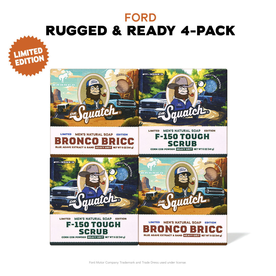 Ford Rugged & Ready 4-Pack - Exclusive Limited Edition Bar Soap S8