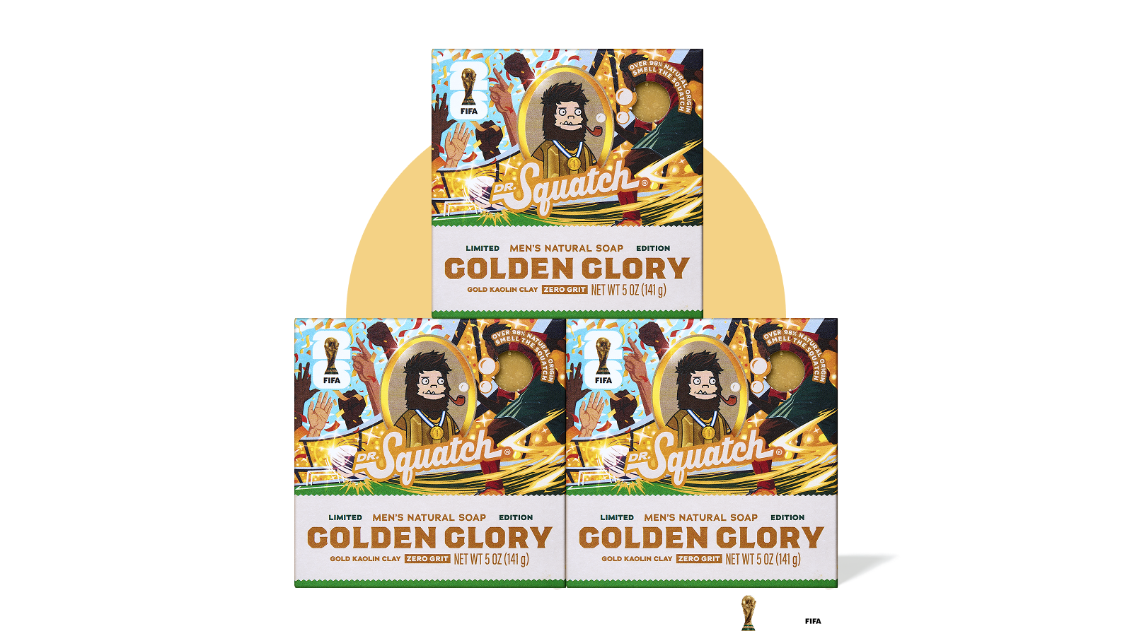 FIFA Golden Glory 3-Pack Bar Soap Bundle R7