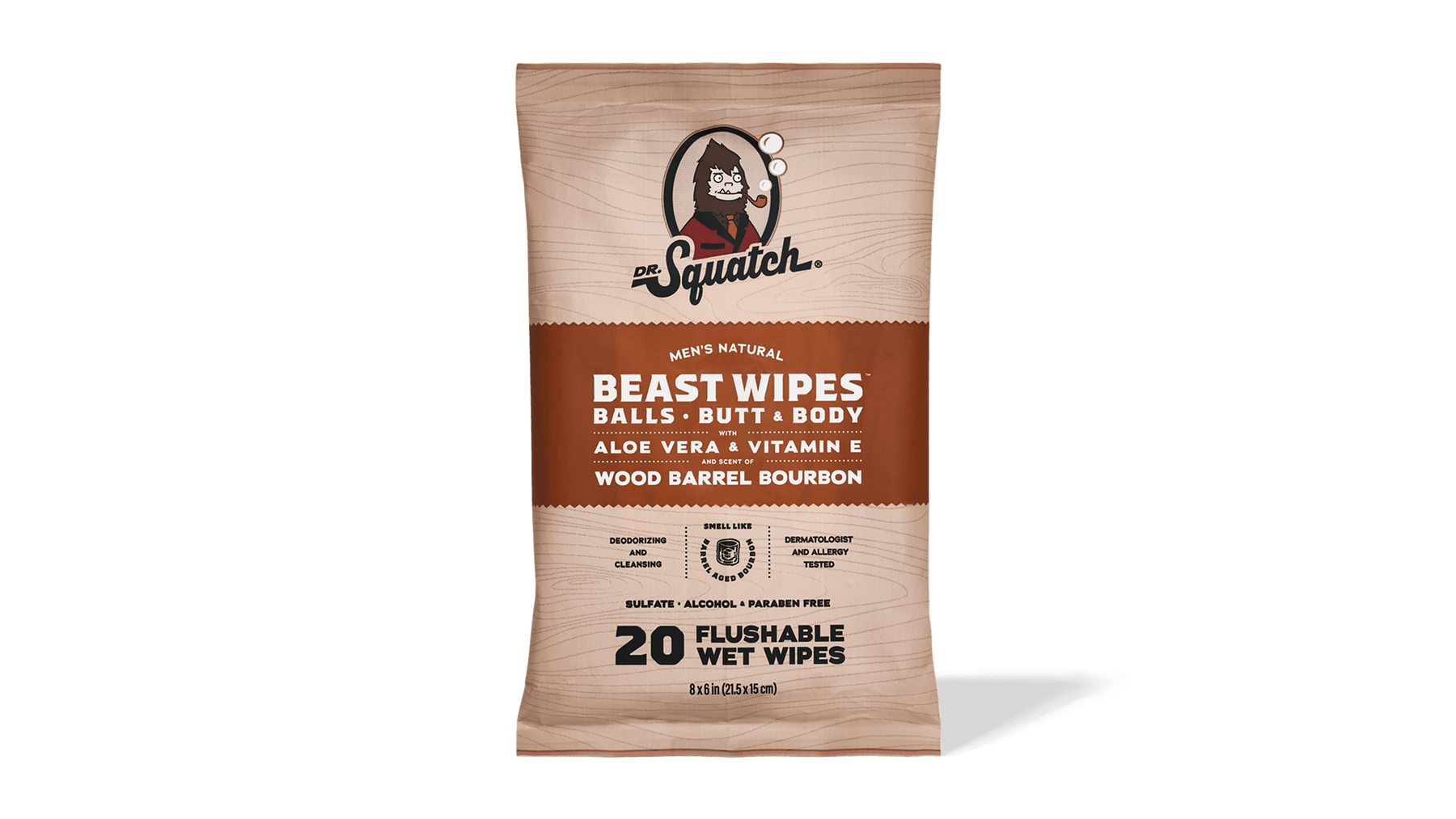 FREE Wood Barrel Bourbon Wipes E5