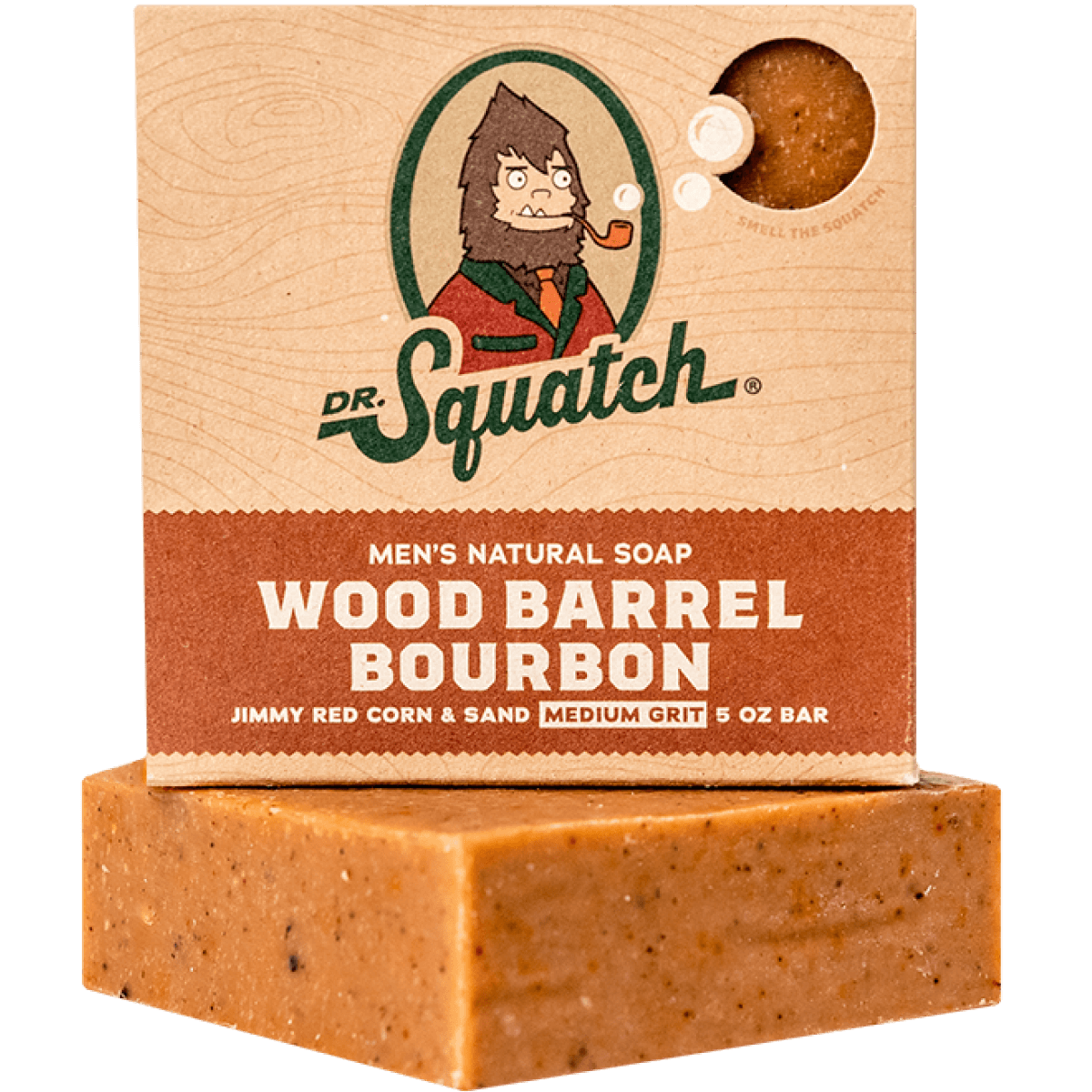 Essentials: Wood Barrel Bourbon Bar Soap B3