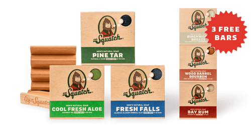 Dr. Squatch Buy 3 Get 3 Free Briccs!
