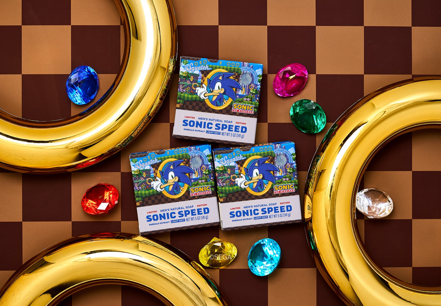 Sonic Speed Super Pack - Exclusive Limited Edition Bar Soap and Deodorant Bundle Z3