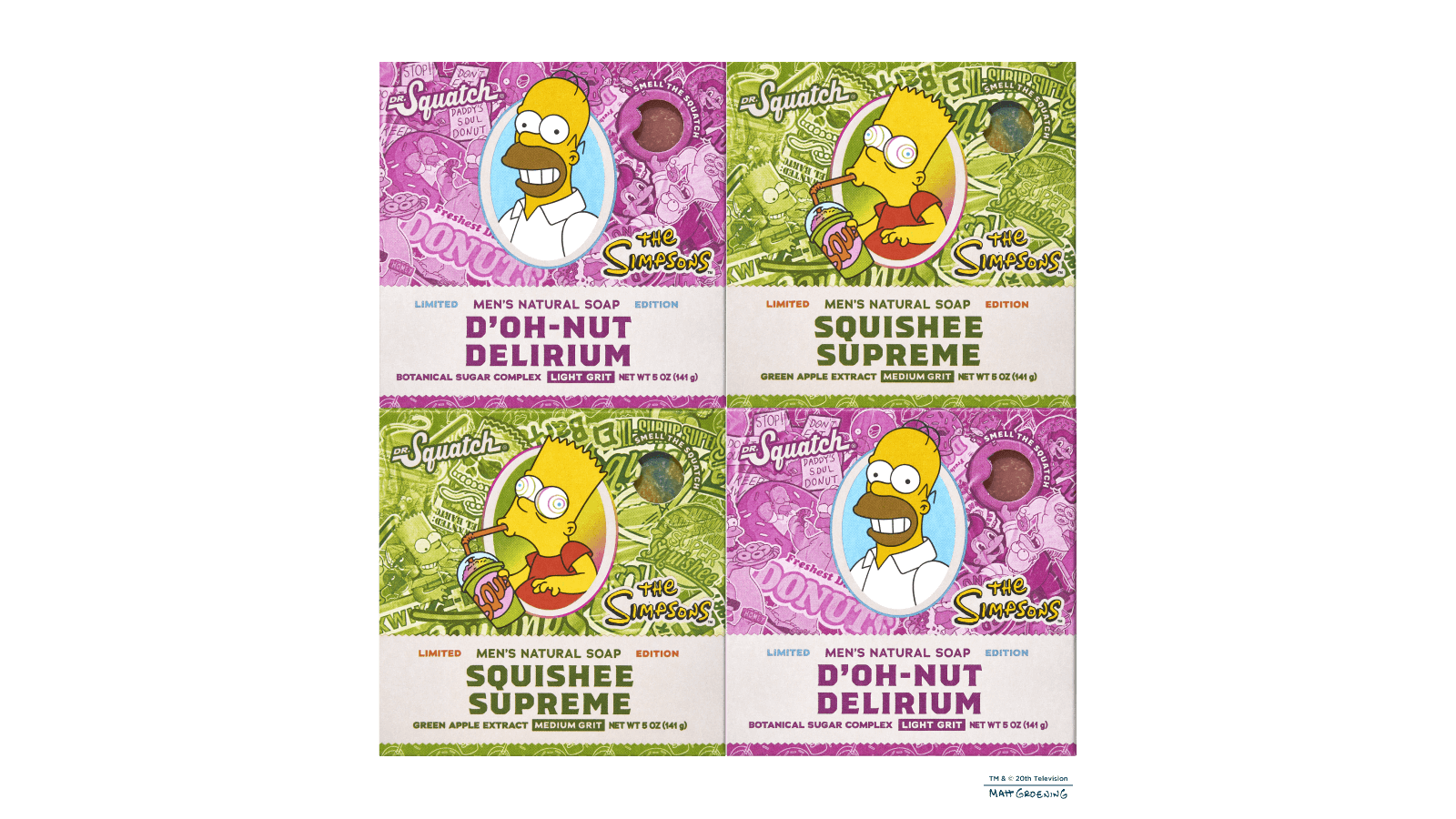 Simpsons Suds 4-Pack F0